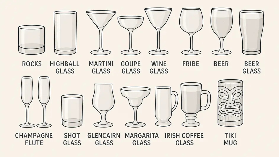 What Glassware Do I Need For My Home Bar?